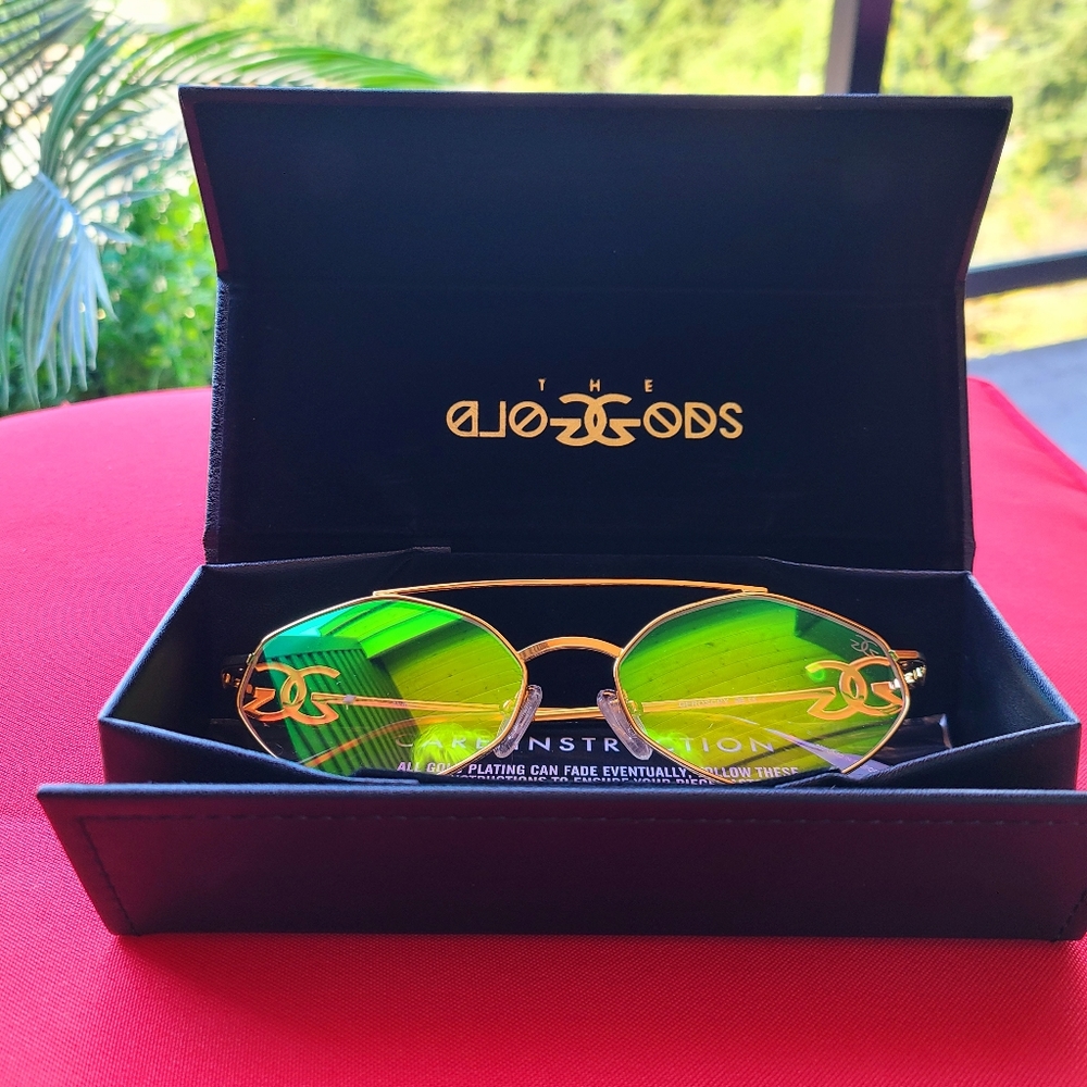Gold Gods gold plated sunglasses